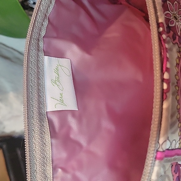 Vera Bradley Cosmetic Bag - Pink Floral - Picture 6 of 7